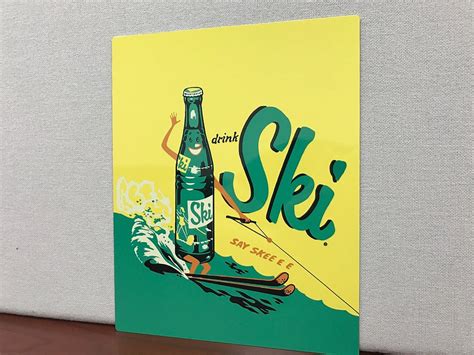 Ski Soda Reproduction Sign - Etsy