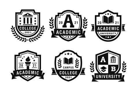 University, Academy and College Emblems 3254244 Vector Art at Vecteezy