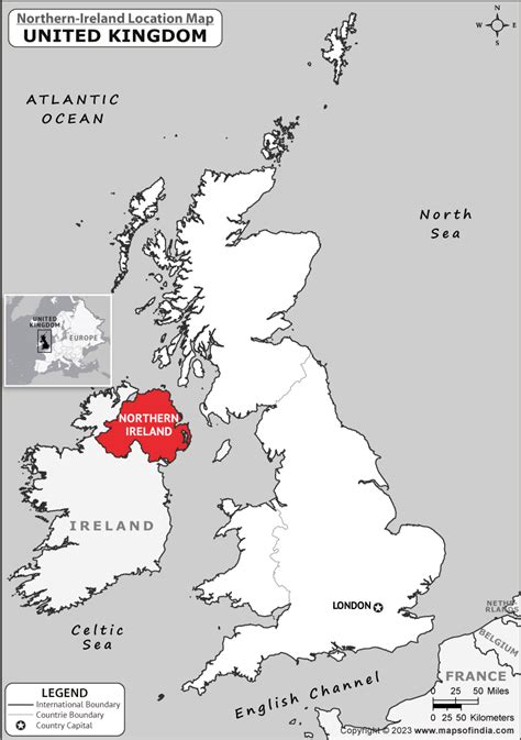 Where is Northern Ireland Located in United Kingdom? | Northern Ireland Location Map in the ...