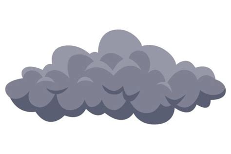 Grey Cloud Illustration. Drawing of Rain Graphic by pch.vector ...