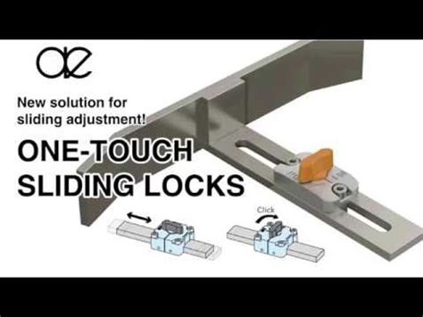 ONE TOUCH SLIDING LOCKS sliding latch hardware locking mechanism slide lock | Latches hardware ...