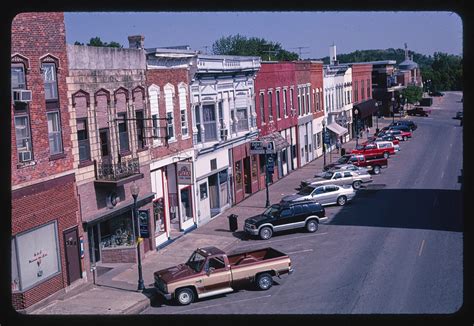 Main Street in Columbus Junction, Iowa, 2003 | State Historical Society ...