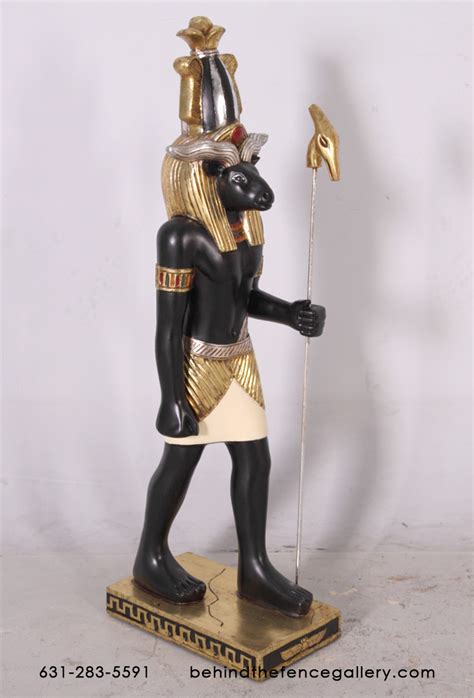 Khnum Statue - 3ft. 3 ft Fiberglass Statue of Khnum