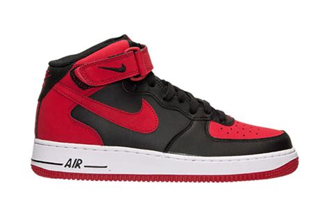 Kicks of the Day: Nike Air Force 1 Mid Black / Red | Complex