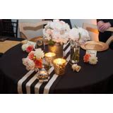 6 Pack Round Tablecloths - 90 Inch,Black Polyester Table Cover for ...