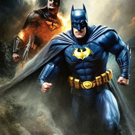 Ai Art Generator: Batman fighting against superman, medieval times, 8k ...