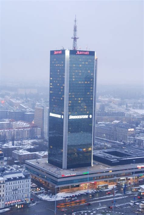 Warsaw s skyscrapers editorial photo. Image of building - 29356621