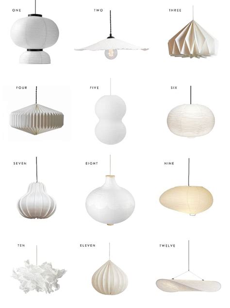 Scandinavian Paper Pendant Lights for Minimalist Home Decor