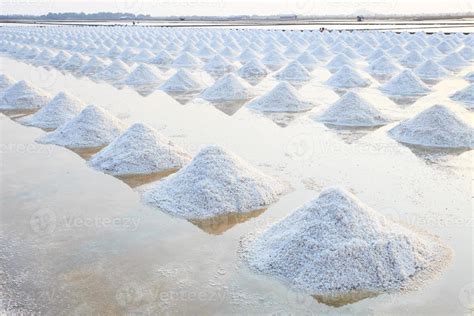 harvesting salt farm 1348337 Stock Photo at Vecteezy