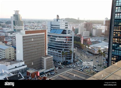 Harare City CDB and skyline Stock Photo - Alamy