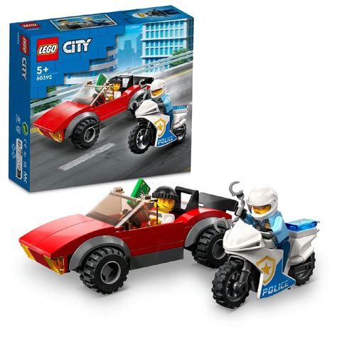 LEGO CITY Police Bike Car Chase 60392 | The Warehouse