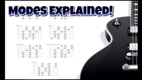 The Modes Explained 1 - What are the modes? - Guitar modes lesson - YouTube