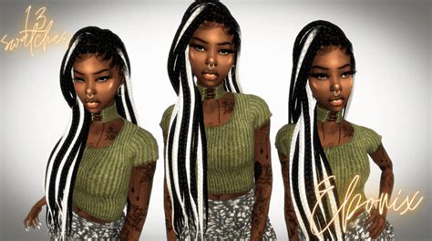 Sims 4 Ebonix Hair Custom Content You Will Love — SNOOTYSIMS