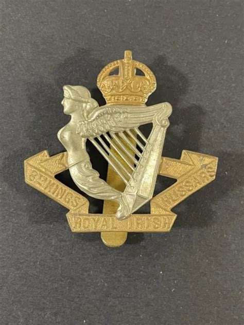 WW1 BRITISH ARMY 8th King's Royal Irish Hussars Cap Badge $36.40 - PicClick