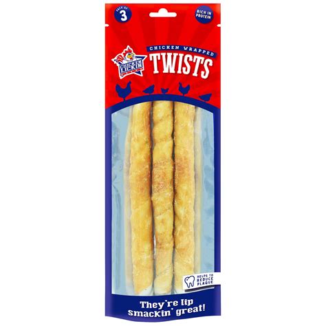 Chicken Lickin Wrapped Twists Dog Treats 3pk | Pets - B&M