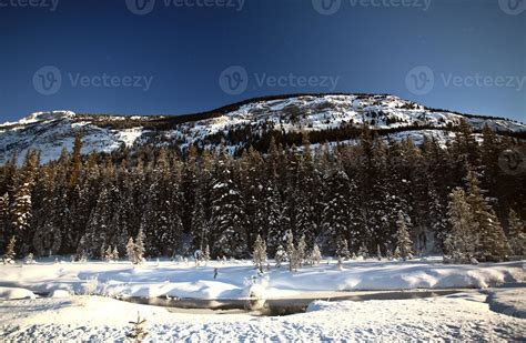 Rocky Mountains in winter 6229017 Stock Photo at Vecteezy