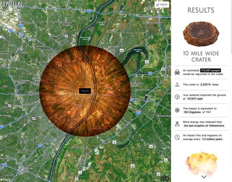 Asteroid Launcher Lets You See How an Asteroid Might Impact You If It ...