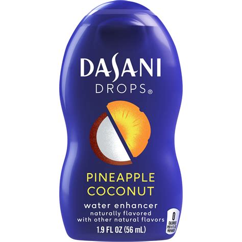 Dasani Drops Flavor Enhancer, Pineapple Coconut, 1.9 Fl Oz, 1 Count - Walmart.com - Walmart.com