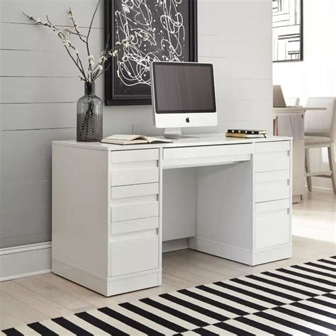 Latitude Run Emblyn Reversible Credenza Desk | Wayfair | White desks ...