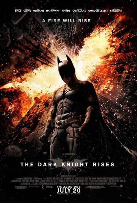 New 'The Dark Knight Rises' Theatrical Poster Fires Up Skyline, Adds Batman