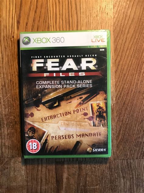 FEAR FILES XBOX 360 INPLASTAD (406728570) ᐈ Köp på Tradera