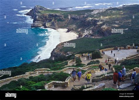 A view over Bartolomeo Diaz Beach, Cape of Good Hope, South Africa ...