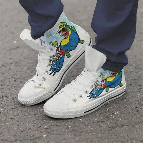 Jimmy Buffett Parrotheads Mens High Top Sneakers – Buzz insect Store