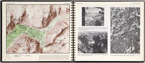 Alpine Glaciation. Glacial Trough. Yosemite Valley, Calif. (S) (on opposite page) Stereopair of ...