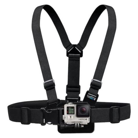 ★ โปรโมชั่นลดราคา Gopro accessories Adjustable Elastic Body Harness Chest Strap Mount Band Belt ...