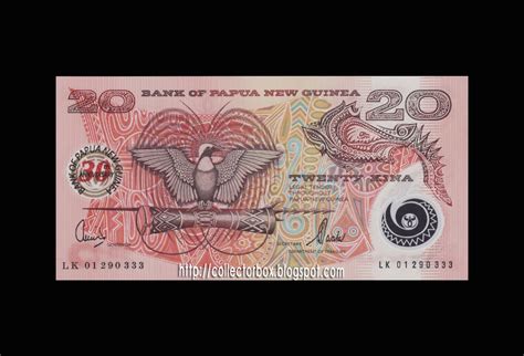 COLLECTORBOX - World banknotes and coins: Papua New Guinea 20 Kina