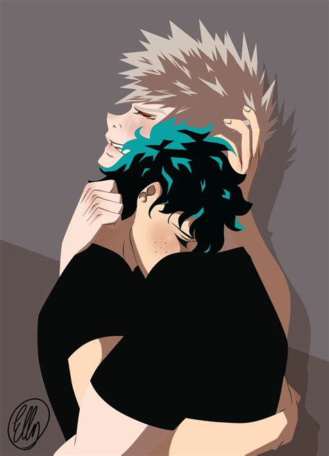 overexciteddragon: My first BakuDeku fanart is... | Obsessive Fangirling Trash