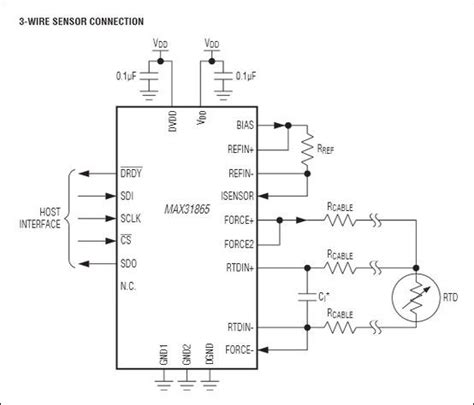 Pt100 Temperature Sensor Circuit Diagram