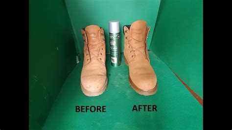 How to clean nubuck leather shoes - YouTube