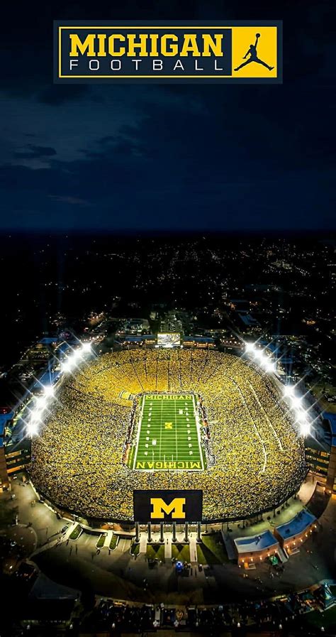 Big House Michigan Stadium, michigan football phone HD phone wallpaper ...