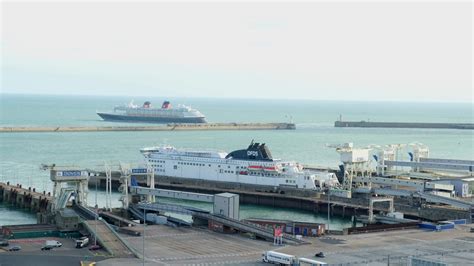 Port of Dover with Passenger Ferry 12064963 Stock Video at Vecteezy