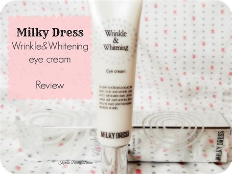 [MilkyDress] Anti wrinkle & Whitening eye cream | Korean Beauty Dream