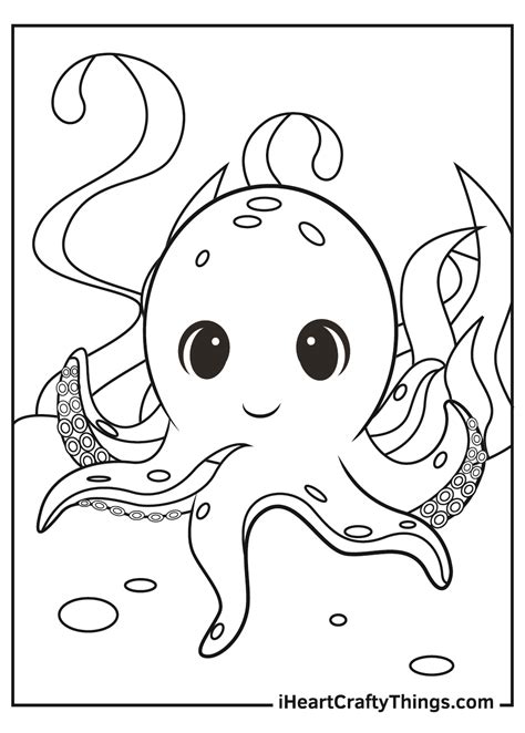 Printable Octopus Coloring Pages (Updated 2021)