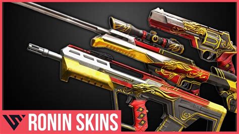 Valorant | ALL Ronin Weapon Skins Showcase & Gameplay - YouTube