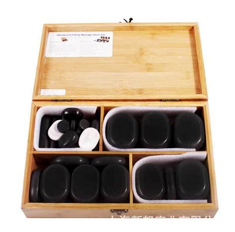 China hot stone massage set Professional Portable Massage Stone Kit with Hot Rocks Massage ...