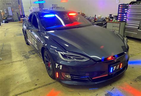 Someone Donated A Tesla Patrol Car To Gates Mills (OH) Police