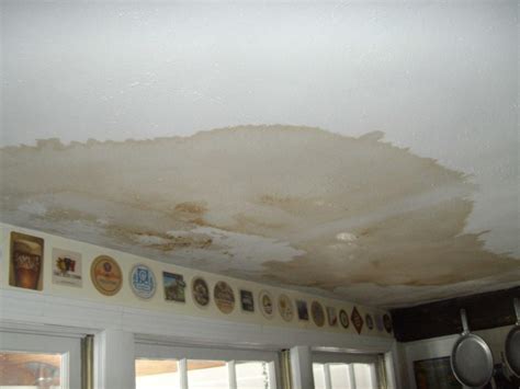 How to Repair Ceiling Stains & Water Damage on Flora Brothers Painting Best Paint For Bathroom ...