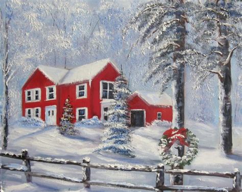 painting, Art, Winter, Snow Wallpapers HD / Desktop and Mobile Backgrounds