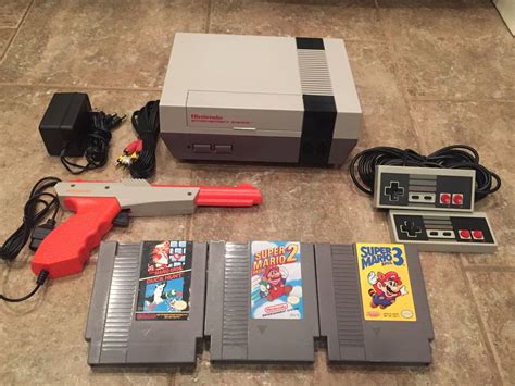 Nintendo Nes System Console Super Mario Bros 1 2 3 Original OEM ...