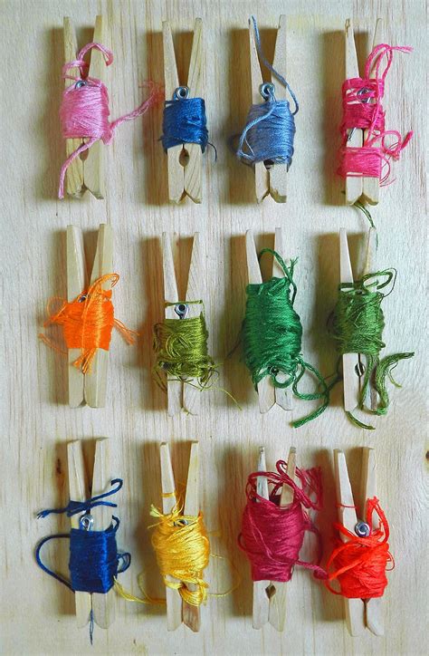 DIY: Fun way organizing Embroidery Floss