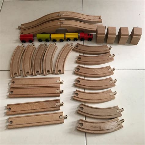 ikea wooden train, Hobbies & Toys, Toys & Games on Carousell