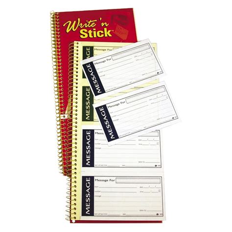 Adams Spiral Phone Message Book - 200 Sheets - Spiral Bound - 11" x 5. ...