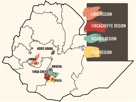 The Coffee Regions Of Ethiopia In This New Map From, 54% OFF