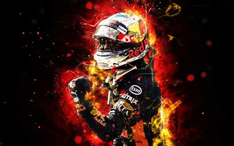 Download wallpapers 4k, Daniel Ricciardo, abstract art, Formula 1, F1, Red Bull Racing 2018 ...