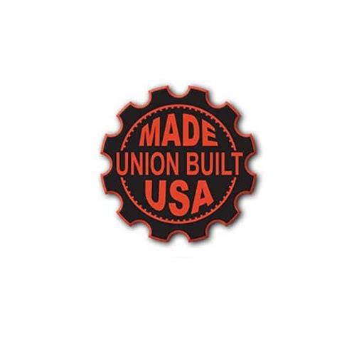 union built – set of 2 decals – Hard hat stickers | MADE IN USA