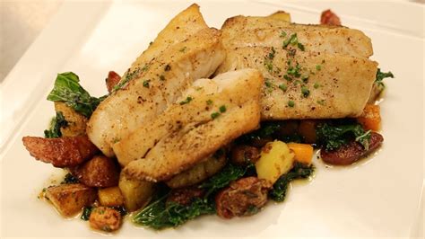 Rockfish Dish Recipe with Edwards Sausage - YouTube